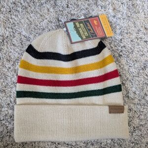 Pendleton Ivory Glacier Stripe Beanie